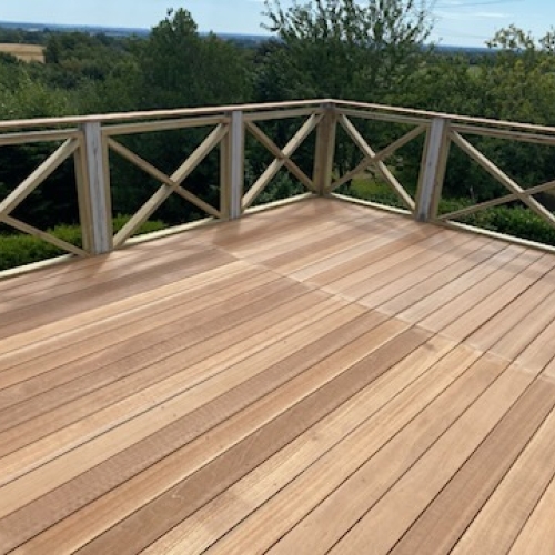 Ny træterrasse i Odense