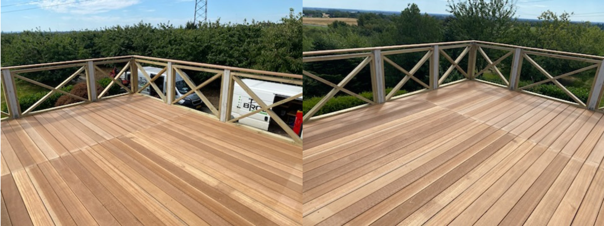 Ny træterrasse i Nyborg
